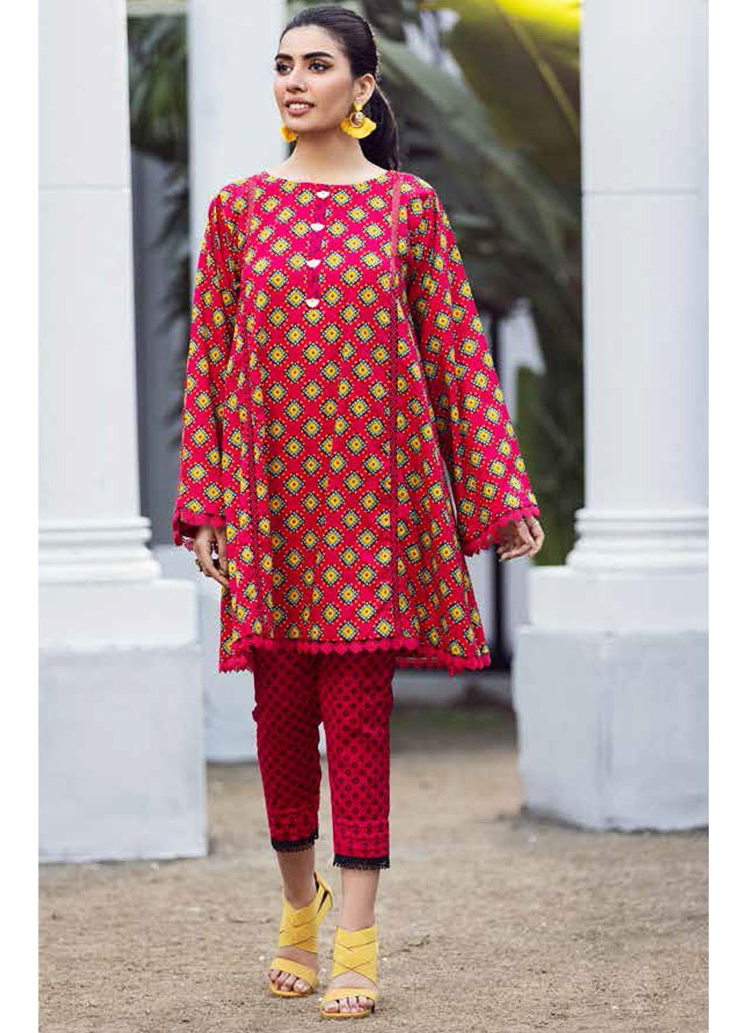 Rangoli by Ittehad Textiles Printed Lawn Suits Unstitched 2 Piece IT22RP LF-RG1-2207A - Summer Collection