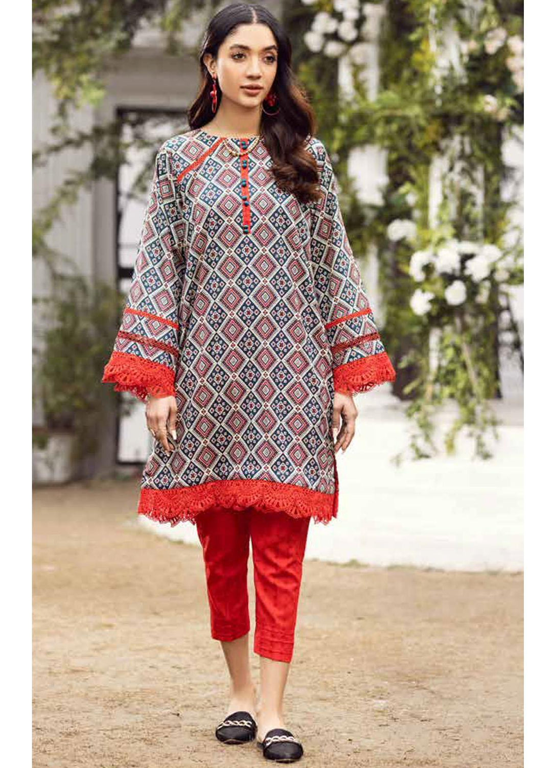Rangoli by Ittehad Textiles Printed Lawn Suits Unstitched 2 Piece IT22RP LF-RG1-2208B - Summer Collection