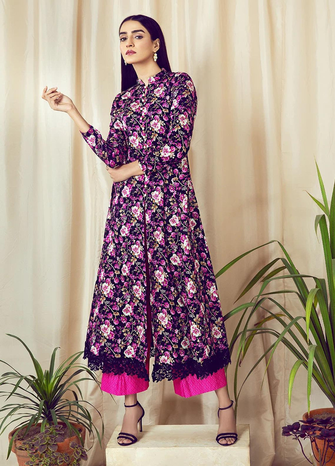 Rangoli by Ittehad Textiles Printed Lawn Suits Unstitched 2 Piece ITD21R 21403A-PUP - Summer Collection
