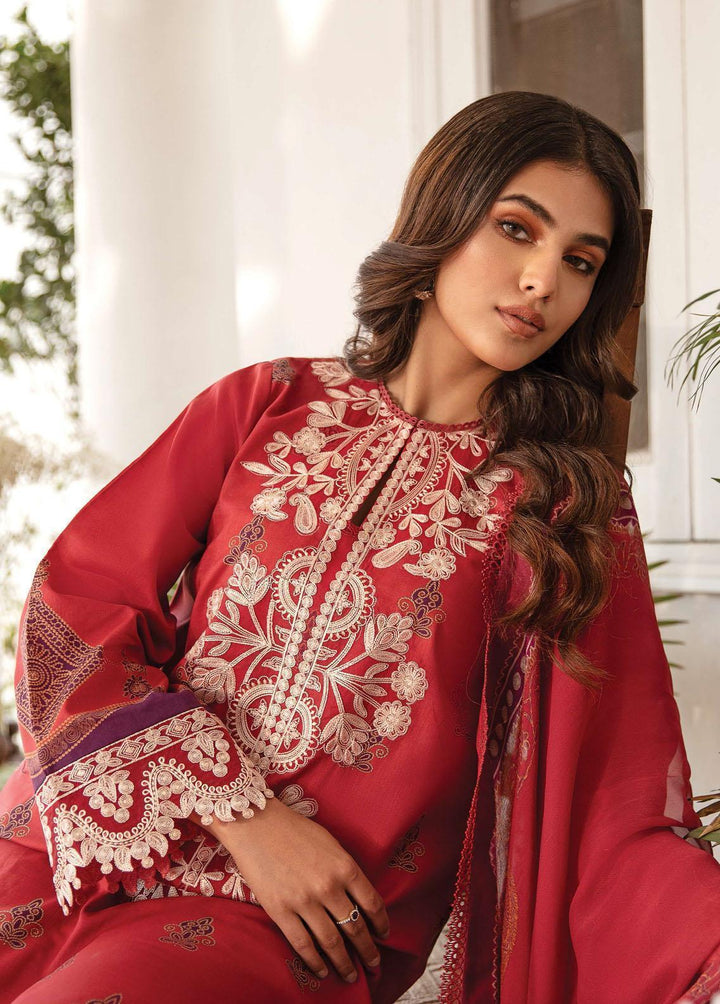 Rangreza by Afrozeh Embroidered Lawn Suits Unstitched 3 Piece AF23R 004 Elayne - Spring / Summer Collection
