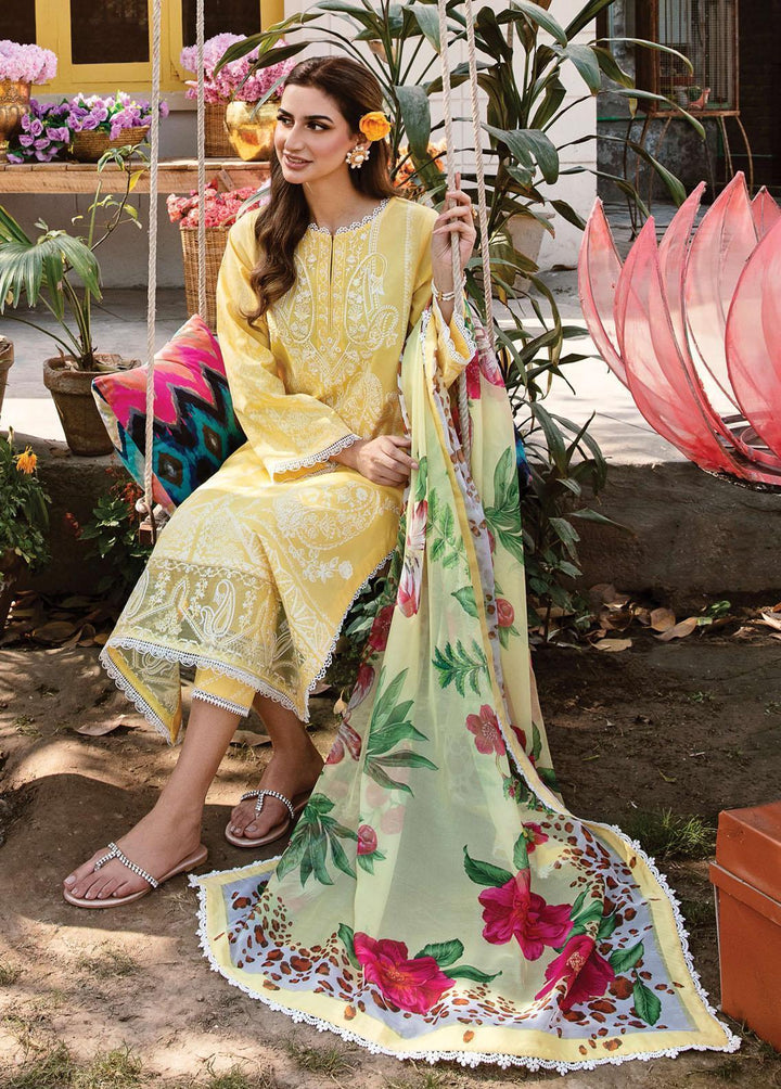 Rangreza by Afrozeh Embroidered Lawn Suits Unstitched 3 Piece AF23R 007 Meraki - Spring / Summer Collection