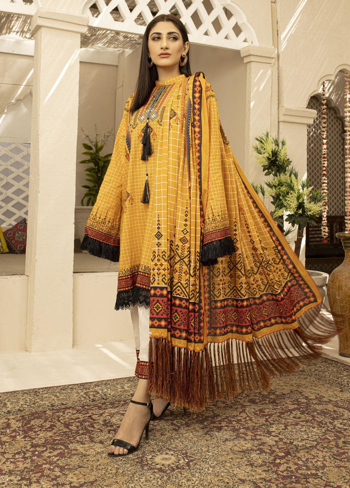Rangreza By AY Textile Printed Lawn Suits Unstitched 3 Piece AYT23R D6 - Summer Collection