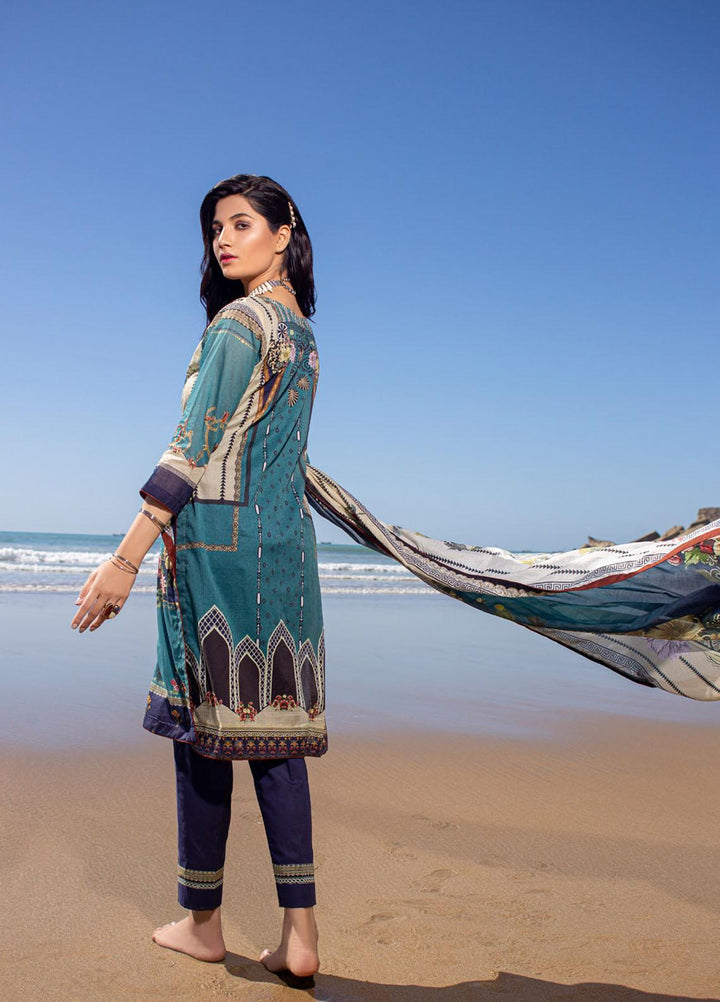 Ravishing by ZS Textiles Embroidered Lawn Unstitched 3 Piece Suit ZS21R 06 - Summer Collection
