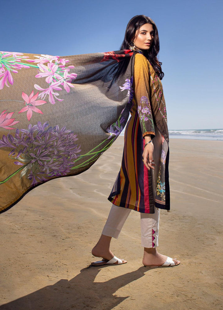 Ravishing by ZS Textiles Embroidered Lawn Unstitched 3 Piece Suit ZS21R 07 - Summer Collection