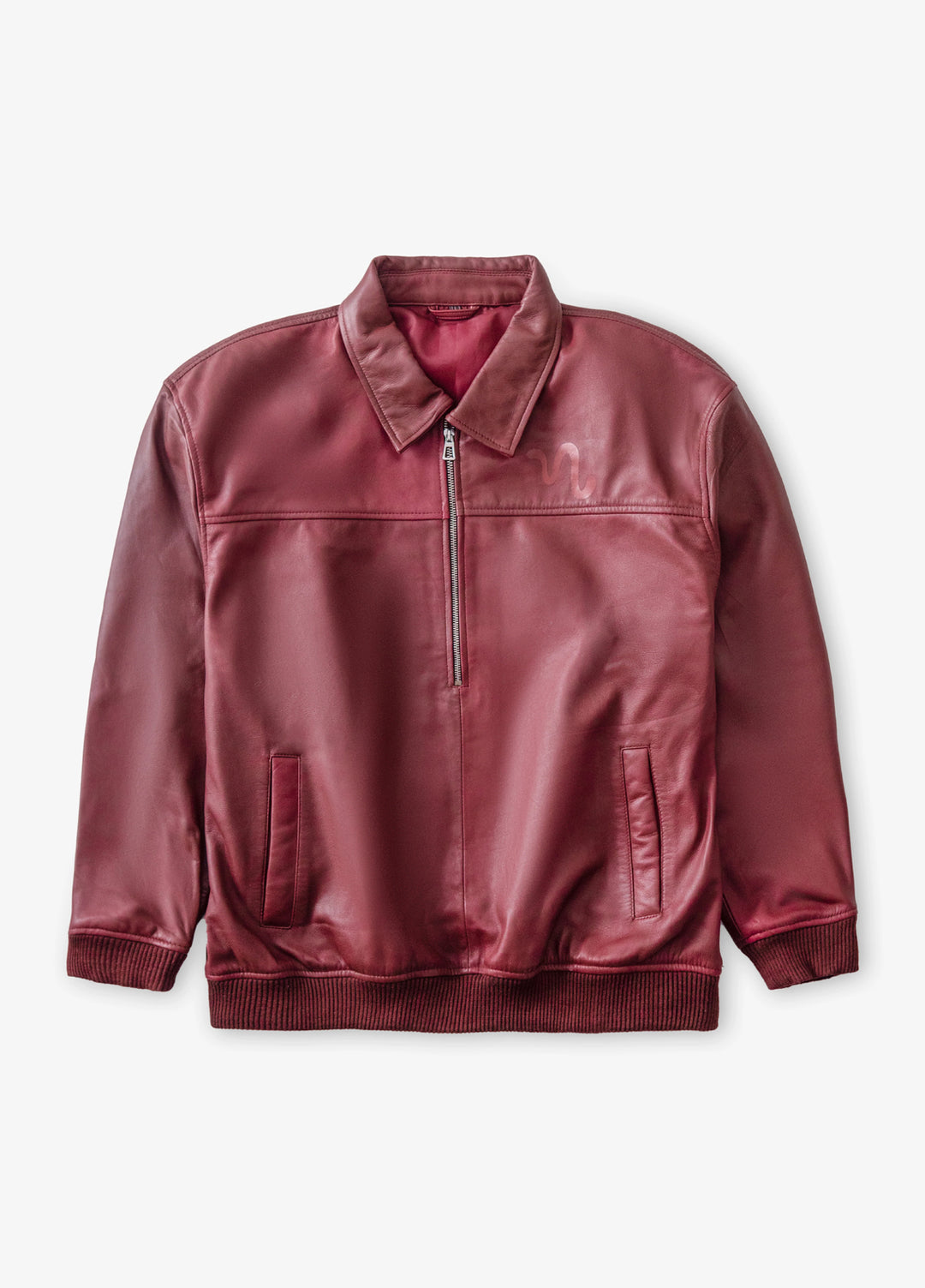 Movement Unisex Exodus Maroon Leather Jacket - Western Collection