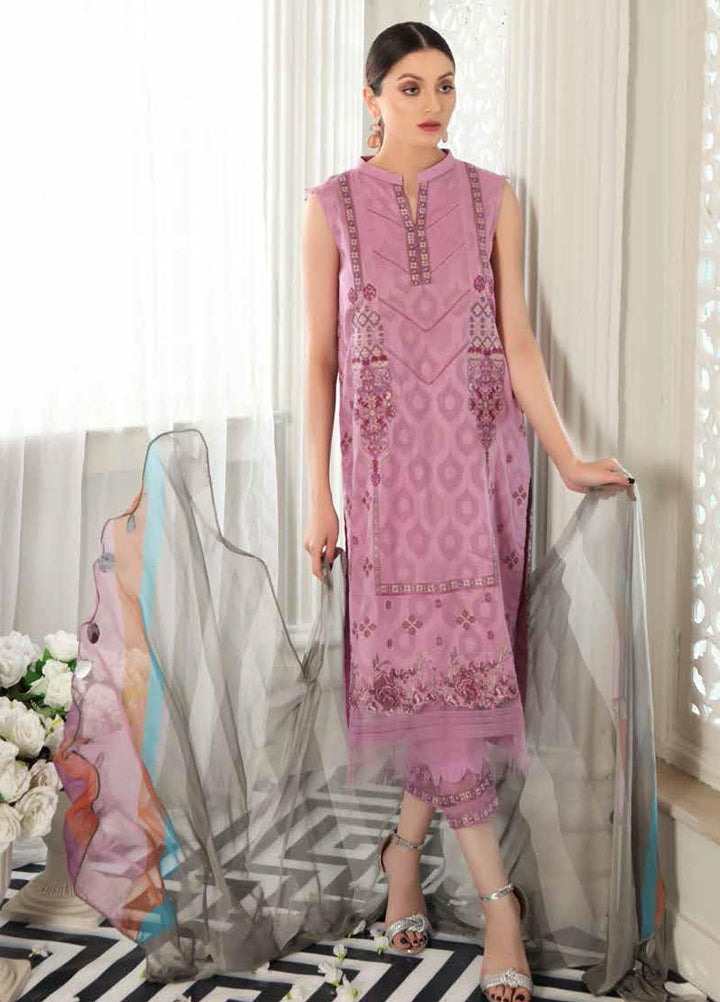 Reem by Charizma Embroidered Lawn Suits Unstitched 3 Piece CRZ21R 03 - Summer Collection