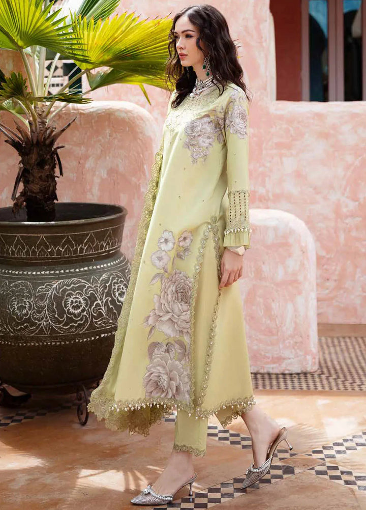 Reem by Charizma Embroidered Lawn Suits Unstitched 3 Piece CR25RV1 RMS-08 - Summer Collection