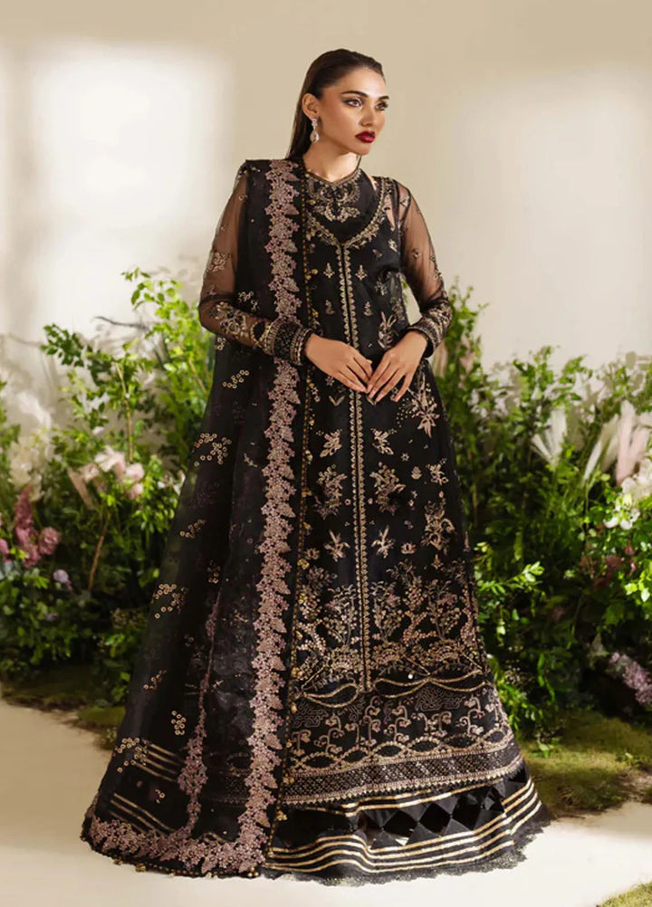 Reem By Zoya And Fatima Embroidered Net Suit Unstitched 3 Piece ZOF24R Afrah - Formal Collection