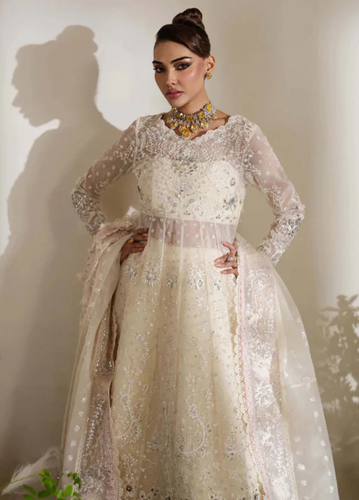 Reem By Zoya And Fatima Embroidered Organza Suit Unstitched 3 Piece ZOF24R Raina - Formal Collection