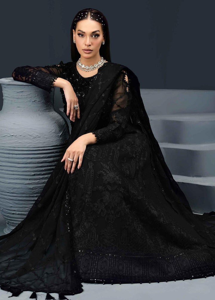 Reena By Alizeh Fashion Embroidered Chiffon Suits Unstitched 3 Piece AFB24R D-05 Zohreh - Luxury Collection