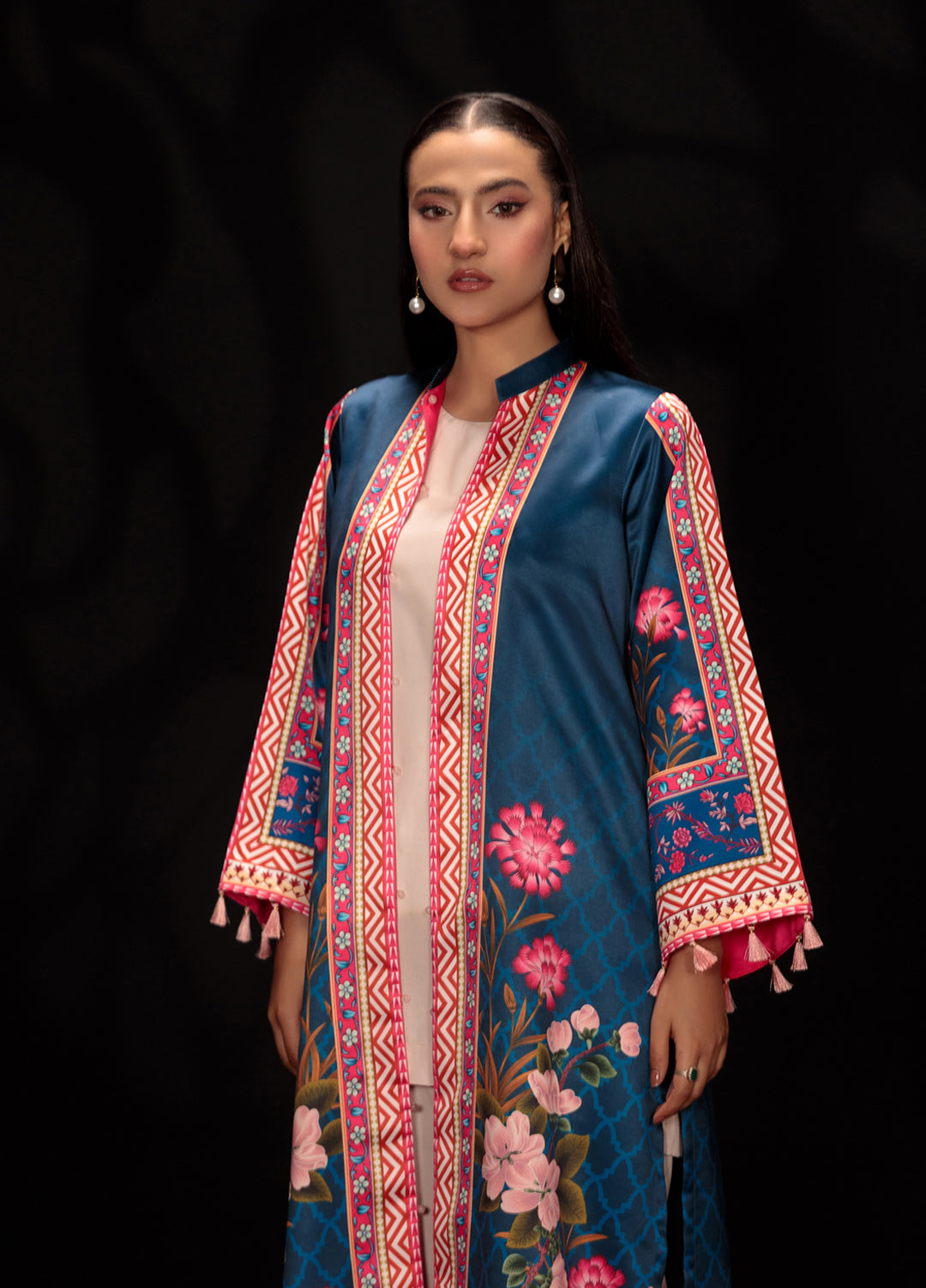 Reet Clothing Pret printed Silk 3 Piece Suit Florvail