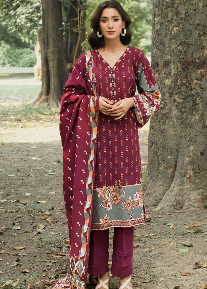 Regalia By Gul Ahmed Printed Khaddar Suits Unstitched 3 Piece GA22RG-1 WR22009 - Winter Collection