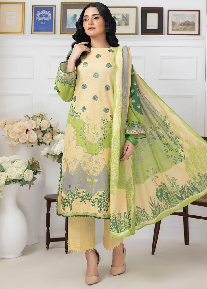 Regalia By Gul Ahmed Embroidered Khadddar Suits Unstitched 3 Piece GA23RG WR-32005 - Winter Collection