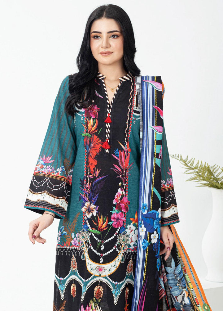 Regalia By Gul Ahmed Printed Khadddar Suits Unstitched 3 Piece GA23RG WR-32010 - Winter Collection