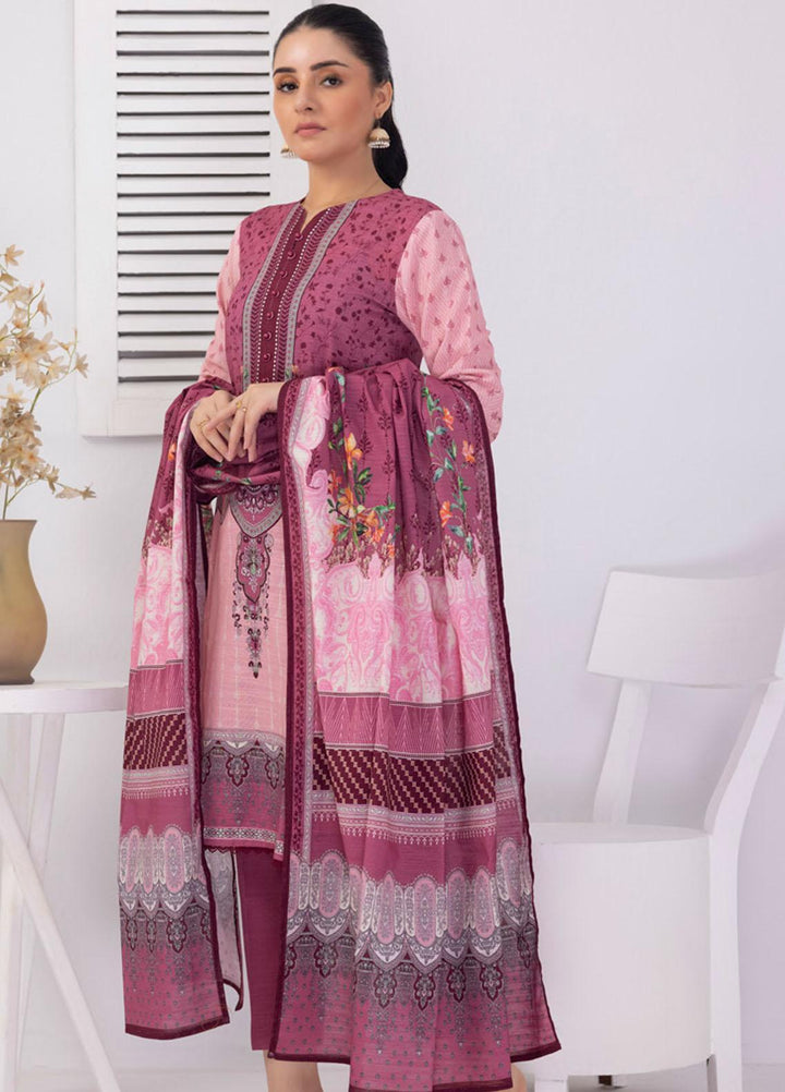 Regalia By Gul Ahmed Printed Khadddar Suits Unstitched 3 Piece GA23RG WR-32011 - Winter Collection