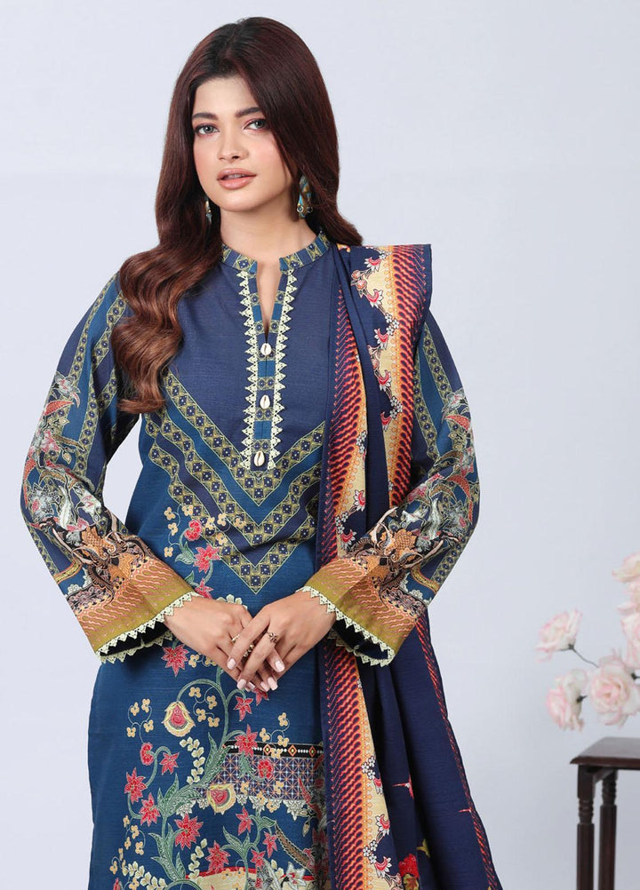 Regalia By Gul Ahmed Printed Khadddar Suits Unstitched 3 Piece GA23RG WR-32015 - Winter Collection