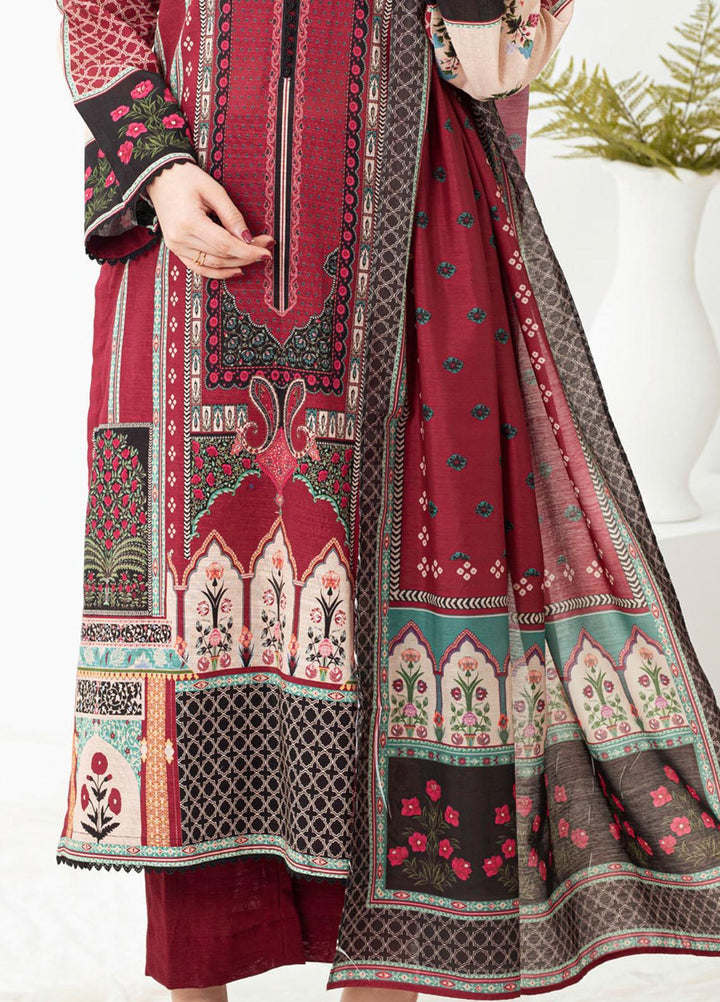 Regalia By Gul Ahmed Printed Khadddar Suits Unstitched 3 Piece GA23RG WRF-32001 - Winter Collection