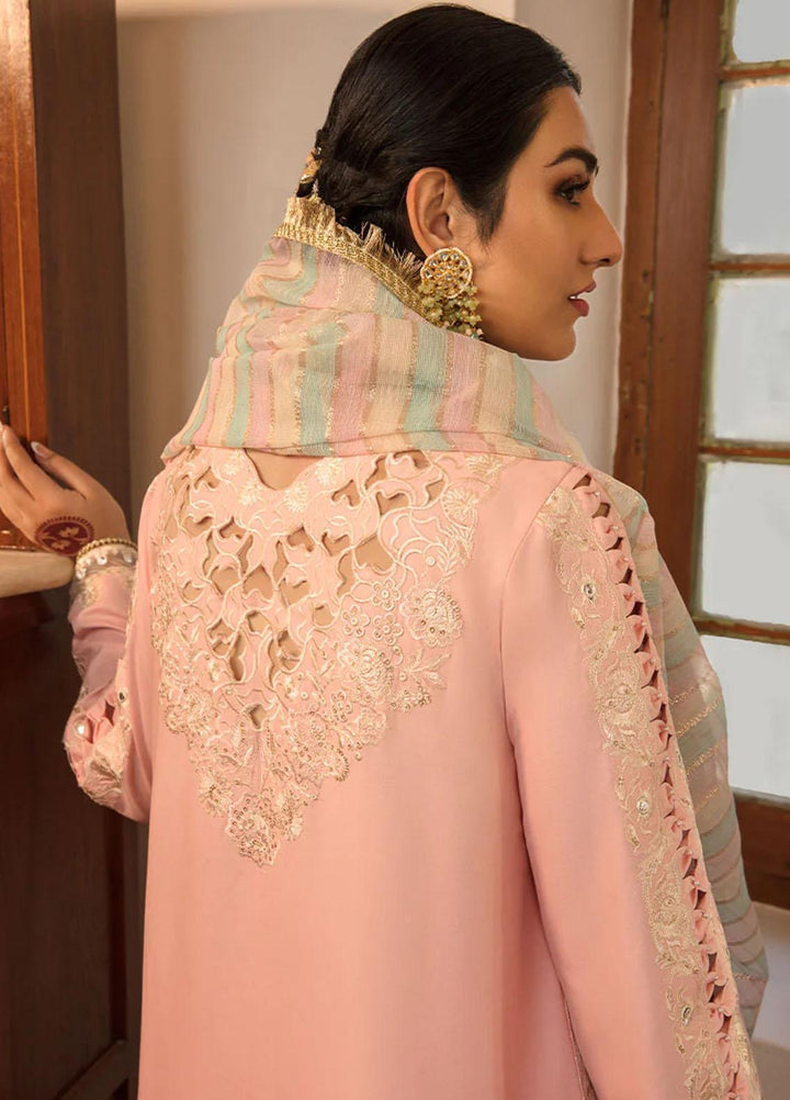 Rehmat By Rang Rasiya Embroidered Lawn Suits Unstitched 3 Piece RR23RL D-05 Rania - Luxury Eid Collection