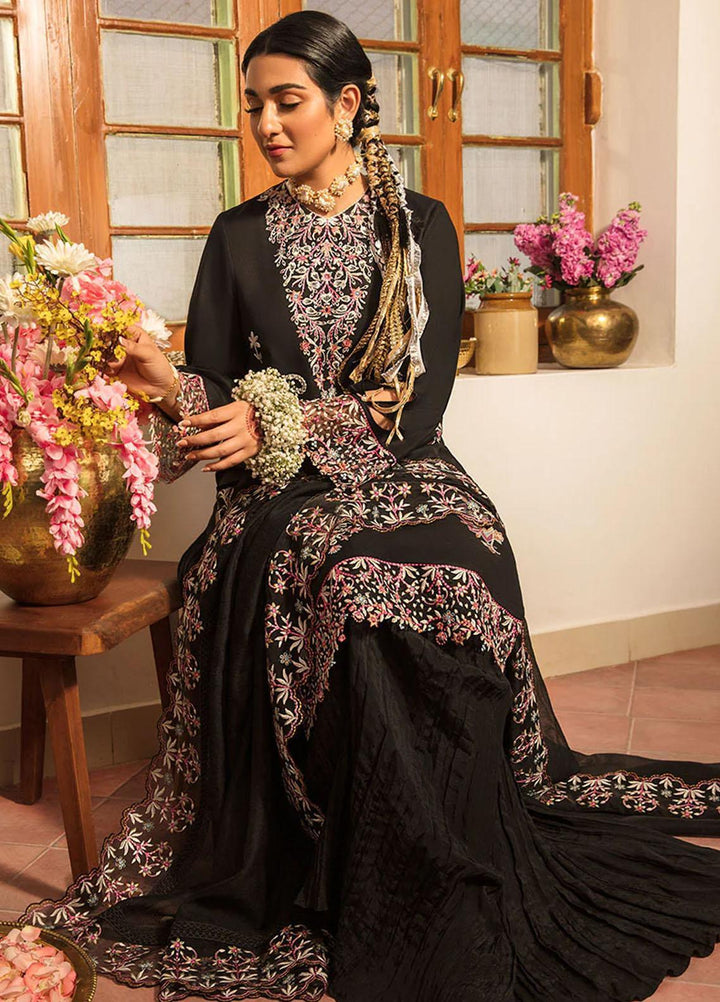 Rehmat By Rang Rasiya Embroidered Lawn Suits Unstitched 3 Piece RR23RL D-09 Elaheh - Luxury Eid Collection
