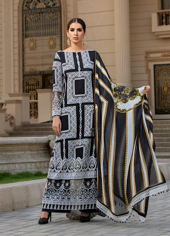 Reign Embroidered Lawn Suits Unstitched 3 Piece RGN21RG AALIYAH - Summer Collection