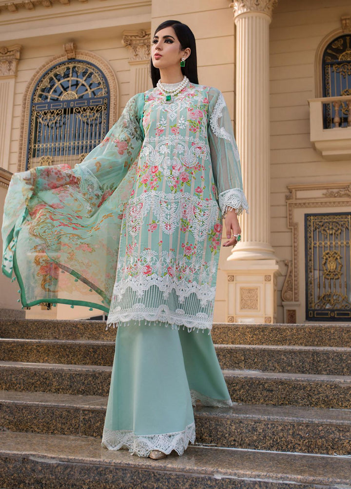 Reign Embroidered Lawn Suits Unstitched 3 Piece RGN21RG KEHLANI - Summer Collection