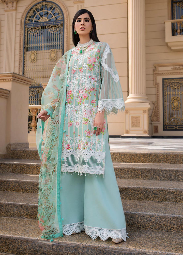Reign Embroidered Lawn Suits Unstitched 3 Piece RGN21RG KEHLANI - Summer Collection