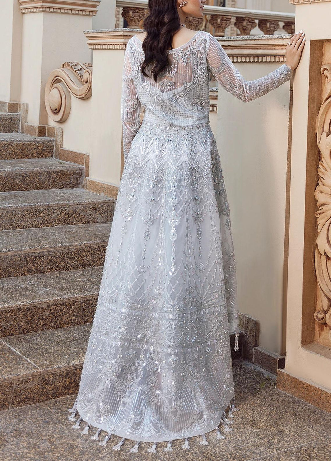 Reignaissance By Reign Embroidered Net Suits Unstitched 3 Piece RGN21WD Rhea - Wedding Collection