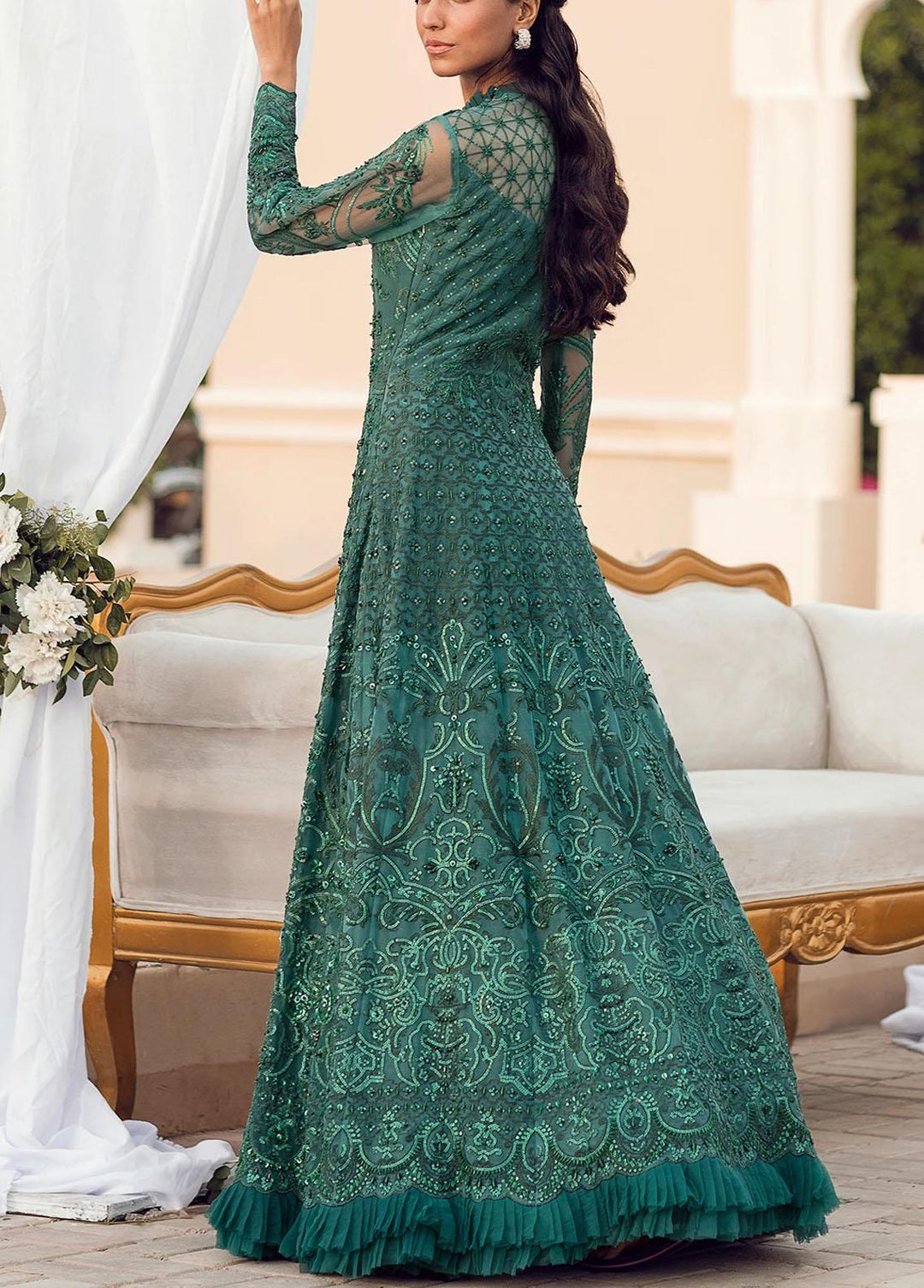Reignaissance By Reign Embroidered Net Suits Unstitched 3 Piece RGN21WD Zoe - Wedding Collection
