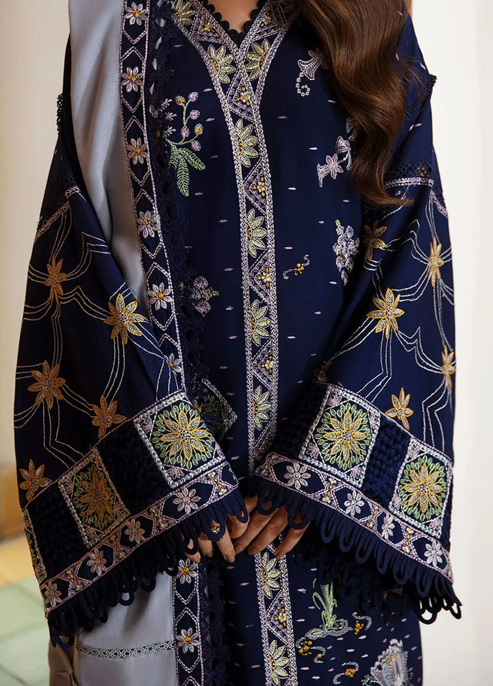 Republic WomensWear Embroidered Karandi Suits Unstitched 3 Piece RW24W D1 Zira - Winter Collection