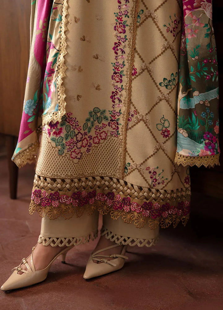 Republic WomensWear Embroidered Karandi Suits Unstitched 3 Piece RW24W D12 Kiara - Winter Collection