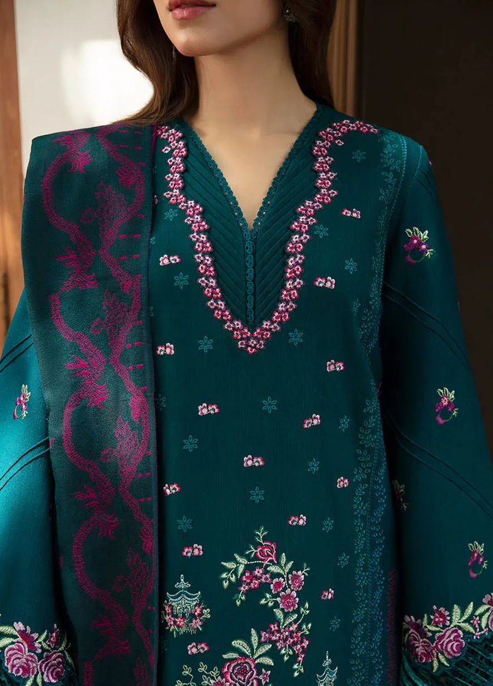 Republic WomensWear Embroidered Khaddar Suits Unstitched 3 Piece RW24W D11 Omari - Winter Collection