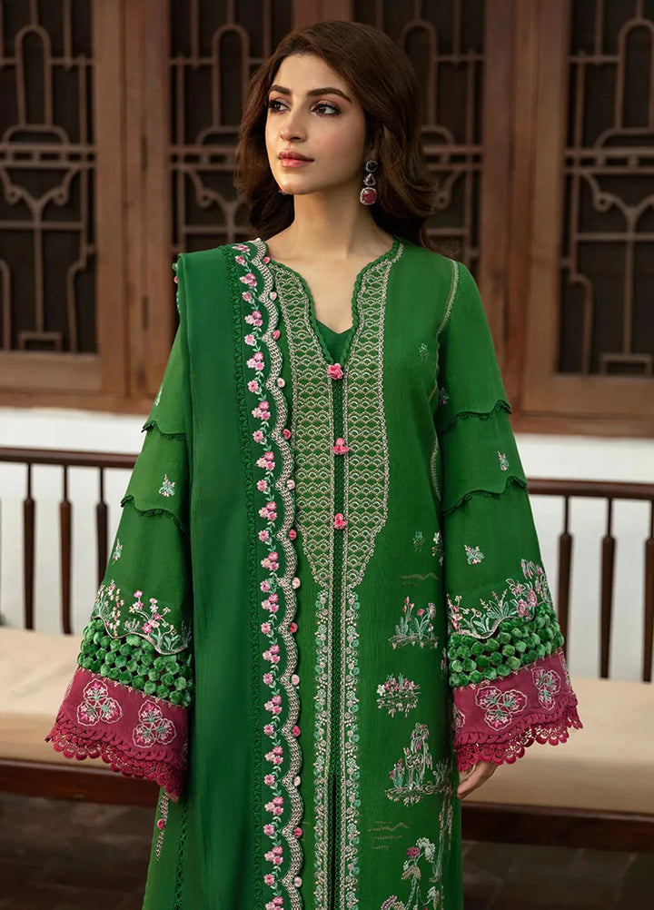 Republic WomensWear Embroidered Khaddar Suits Unstitched 3 Piece RW24W D6 Ina - Winter Collection