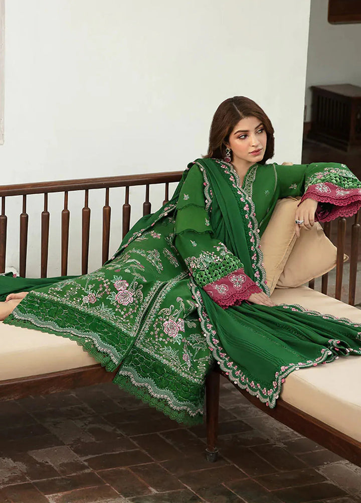 Republic WomensWear Embroidered Khaddar Suits Unstitched 3 Piece RW24W D6 Ina - Winter Collection
