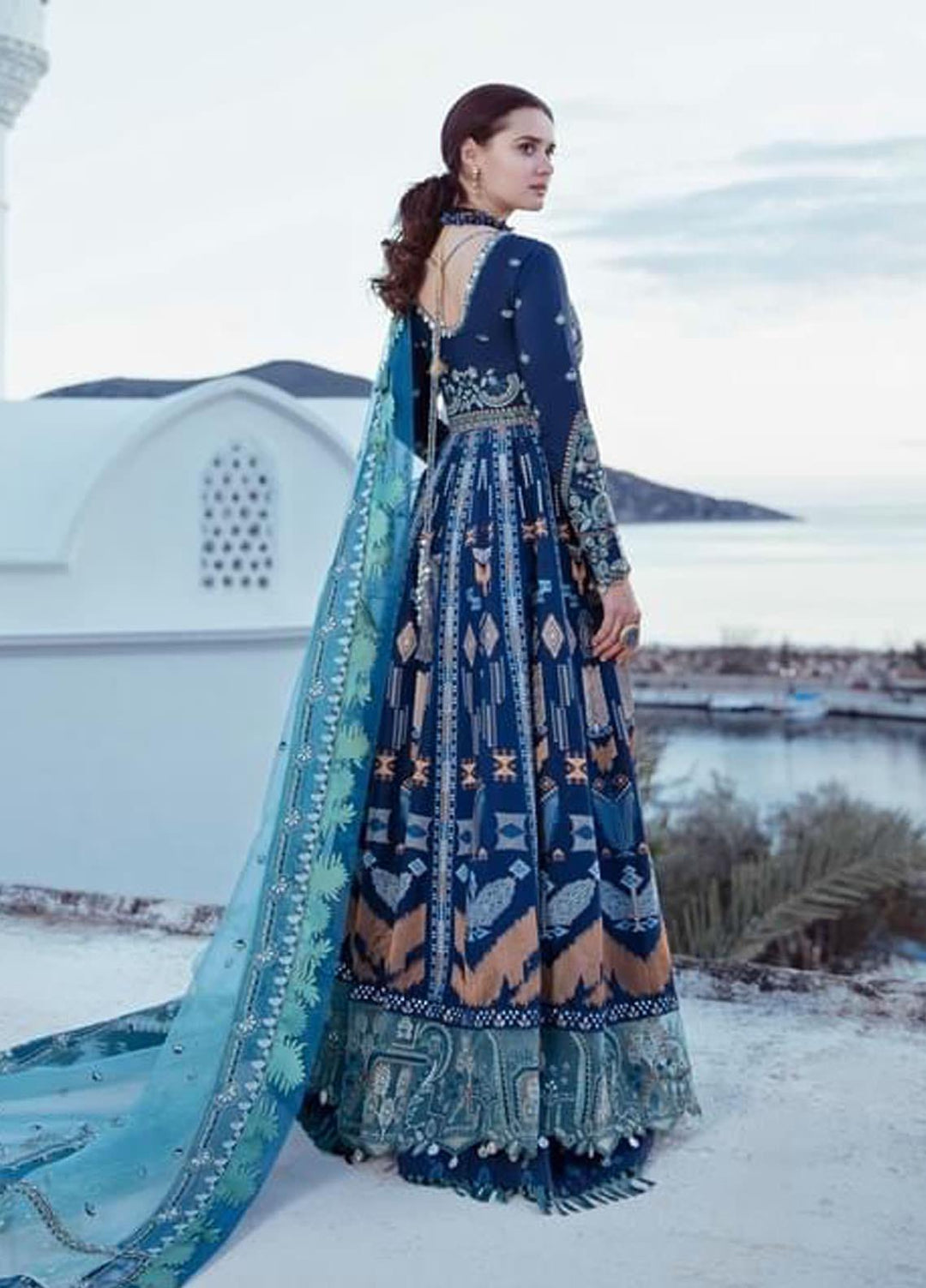Selene By Republic WomensWear Embroidered Lawn Suits Unstitched 3 Piece RW21S Mahra A - Luxury Collection