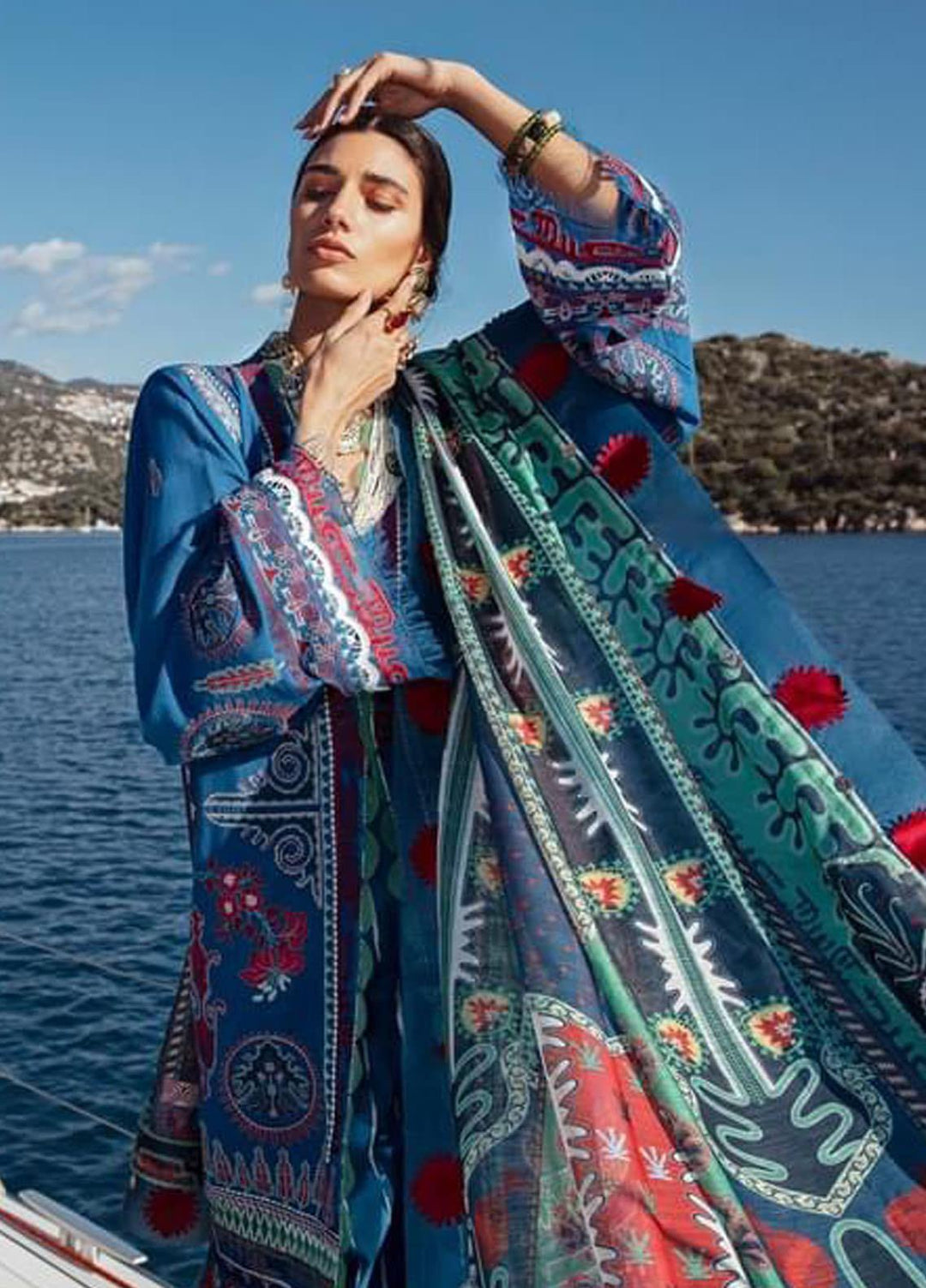 Selene By Republic WomensWear Embroidered Lawn Suits Unstitched 3 Piece RW21S Mayra B - Luxury Collection