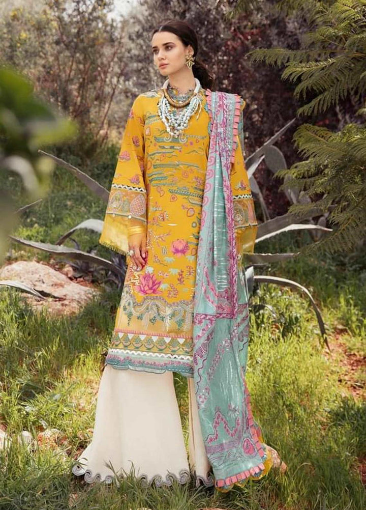 Selene By Republic WomensWear Embroidered Lawn Suits Unstitched 3 Piece RW21S Nargis B - Luxury Collection