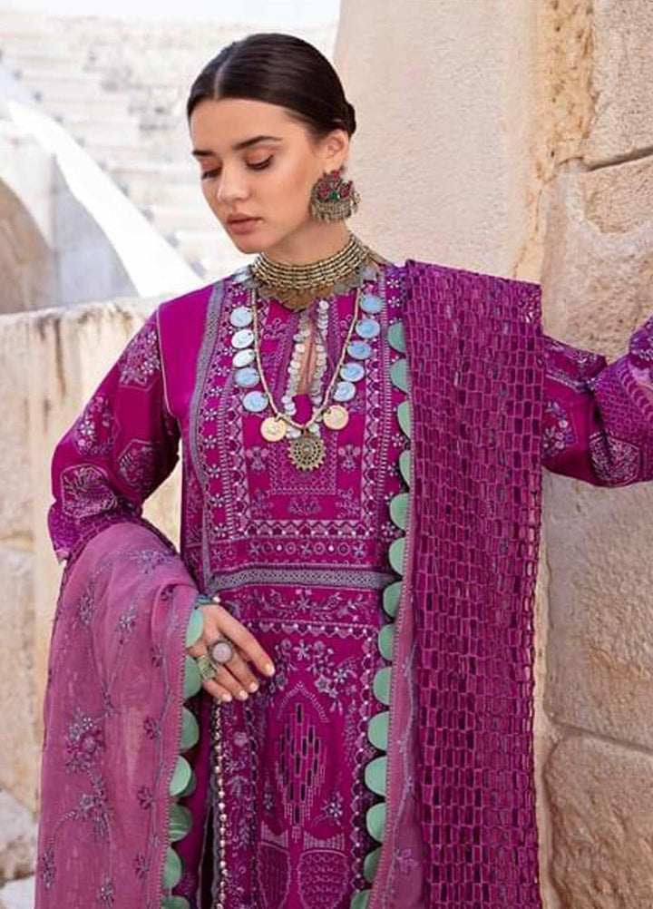 Selene By Republic WomensWear Embroidered Lawn Suits Unstitched 3 Piece RW21S Shahwar A - Luxury Collection