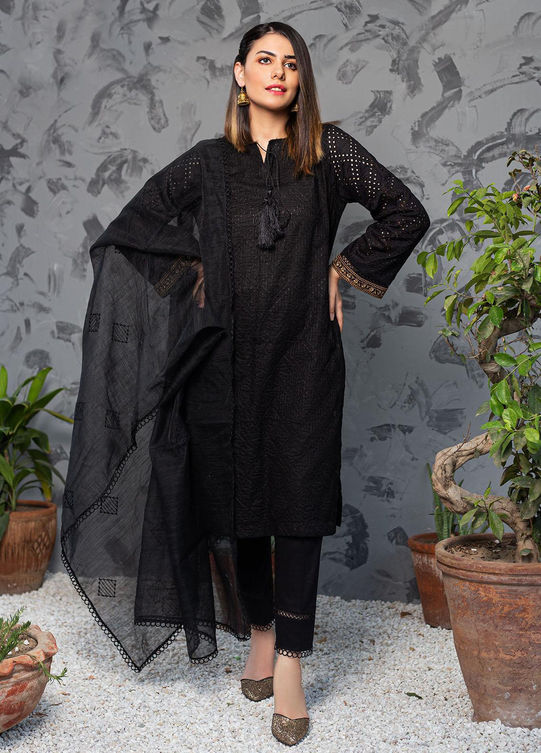 Resham Ghar Casual Pret Embroidered Lawn 2 Piece Suit BRI2PC-03