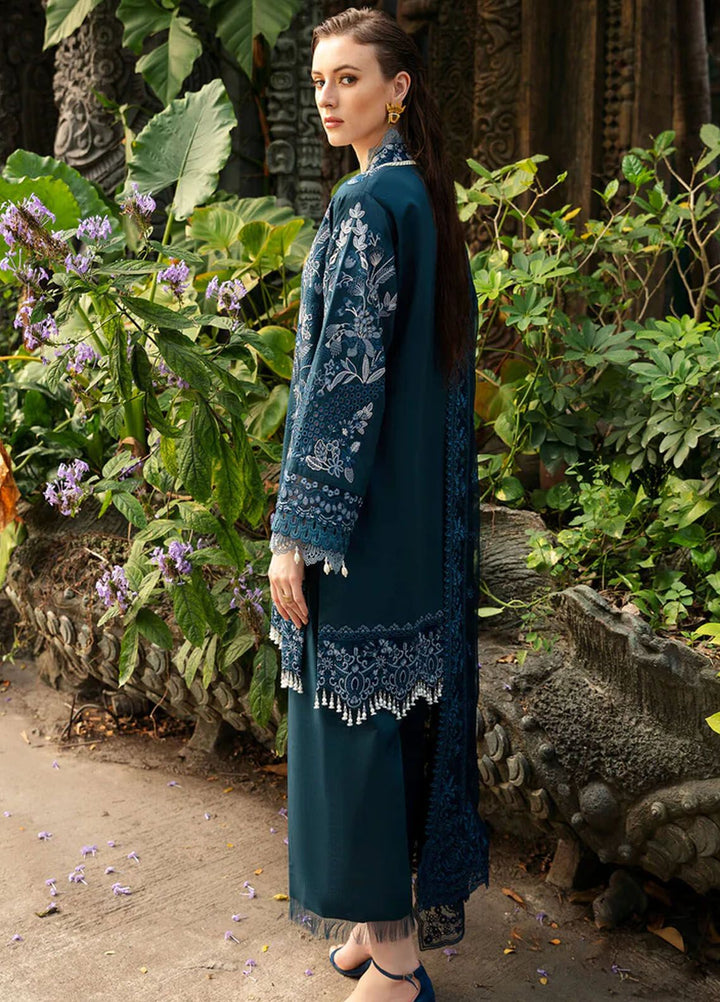 Reve By Serene Premium Embroidered Lawn Suit Unstitched 3 Piece SP24R SL-58 Desiree - Luxury Summer Collection