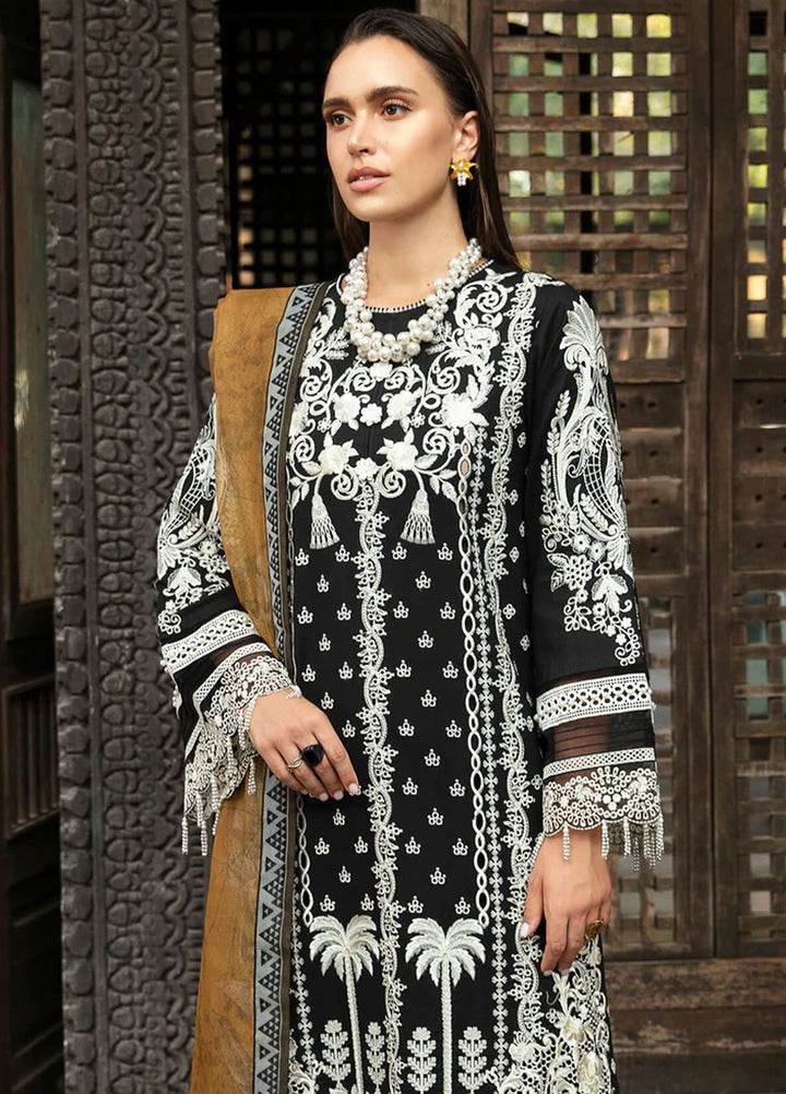 Reve By Serene Premium Embroidered Lawn Suit Unstitched 3 Piece SP24R SL-64 Alma - Luxury Summer Collection
