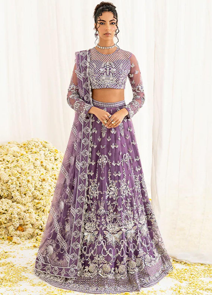 Reveur By Saffron Embroidered Net Suits Unstitched 4 Piece SFR23RV SF-04 Estelle - Luxury Collection