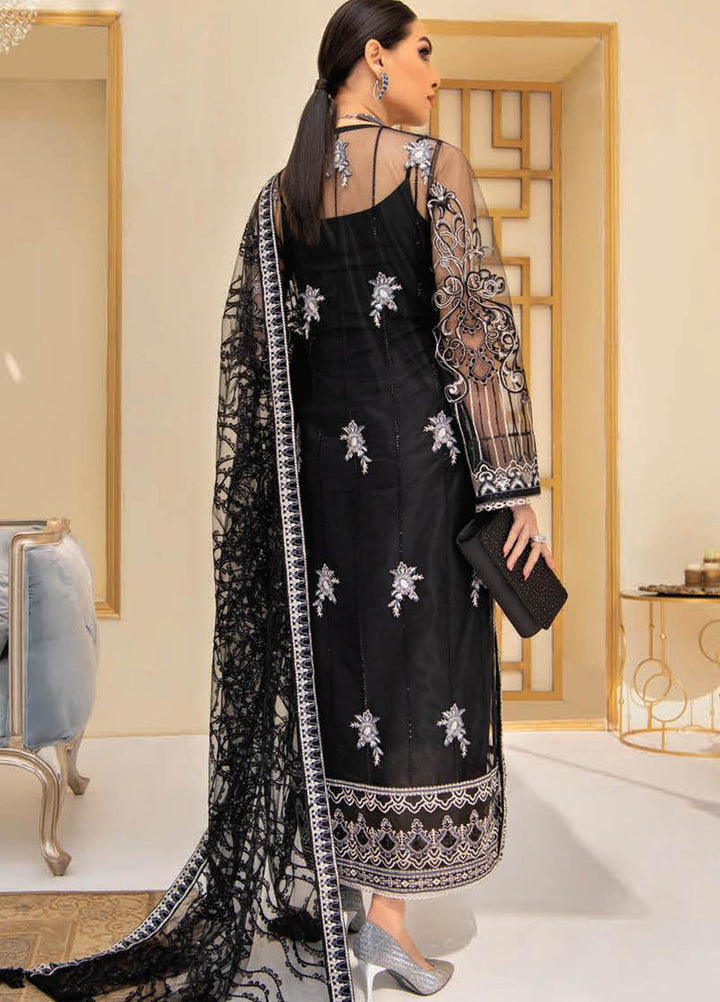 Reveuse By AIK Embroidered Net Suits Unstitched 3 Piece AIK22R 06 - Winter Collection