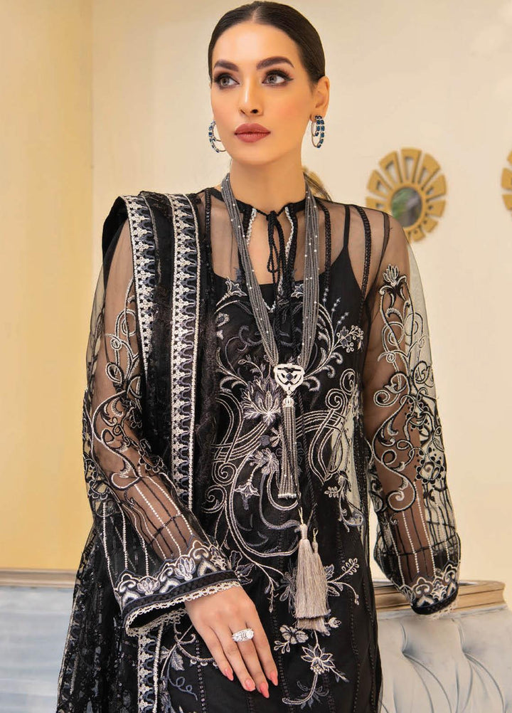 Reveuse By AIK Embroidered Net Suits Unstitched 3 Piece AIK22R 06 - Winter Collection