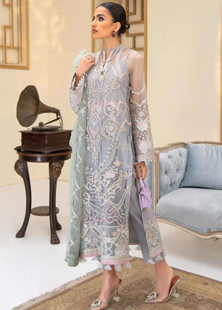 Reveuse By AIK Embroidered Net Suits Unstitched 3 Piece AIK22R 02 - Winter Collection