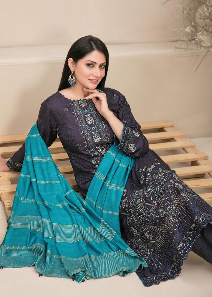 Rezma By Tawakkal Fabrics Embroidered Viscose Suits Unstitched 3 Piece TWF24R D-1139 - Formal Collection
