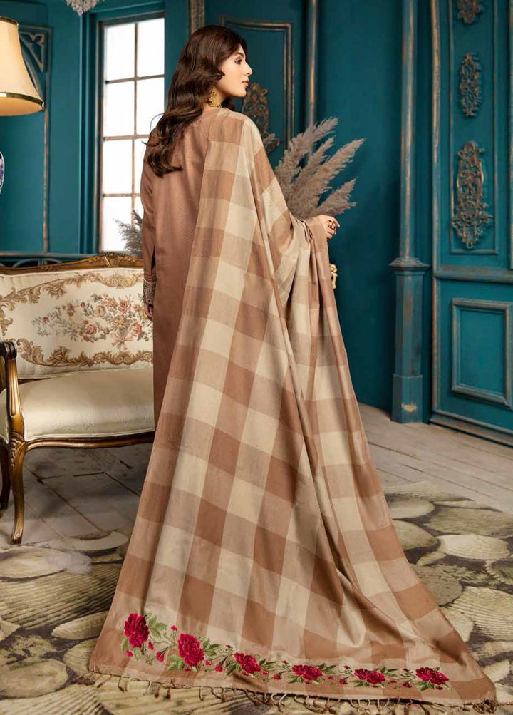 Afreen By Riaz Arts Embroidered Khaddar Suits Unstitched 3 Piece RA21K AF-11 - Winter Collection
