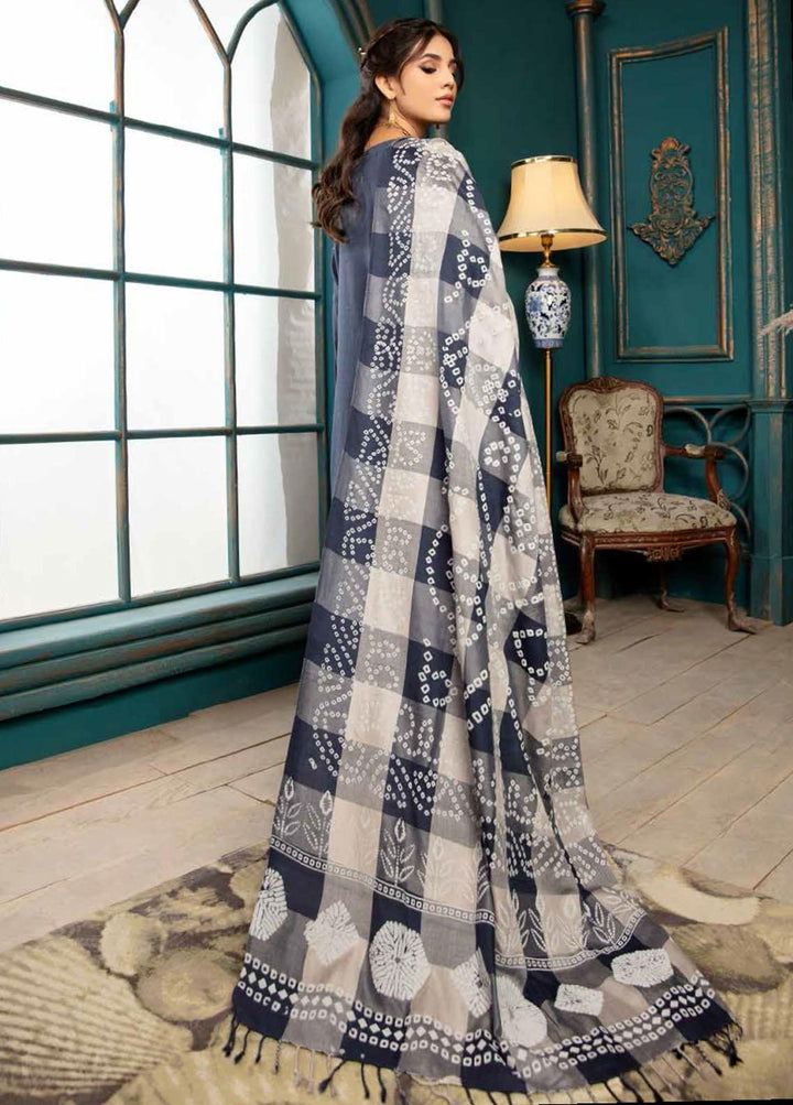 Afreen By Riaz Arts Embroidered Khaddar Suits Unstitched 3 Piece RA21K AF-12 - Winter Collection