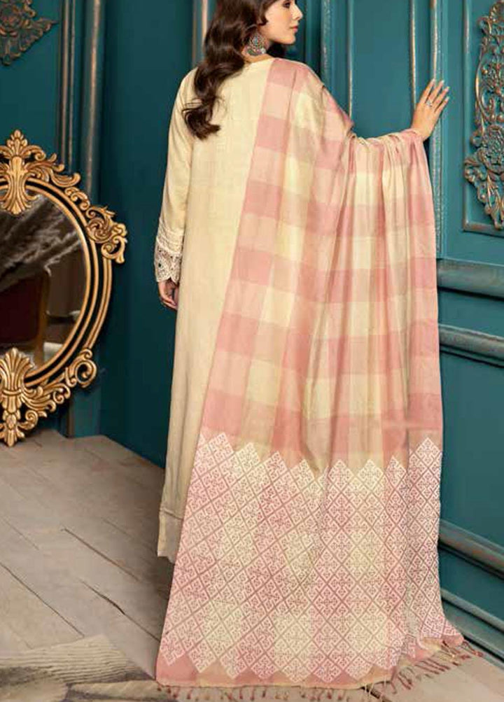 Afreen By Riaz Arts Embroidered Khaddar Suits Unstitched 3 Piece RA21K AF-15 - Winter Collection