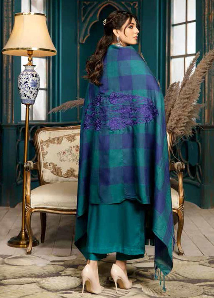 Afreen By Riaz Arts Embroidered Khaddar Suits Unstitched 3 Piece RA21K AF-17 - Winter Collection