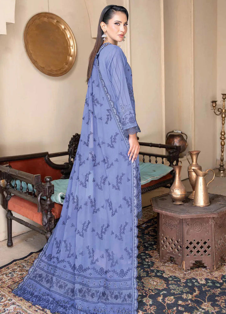 Riaz Arts Embroidered Lawn Suit Unstitched 3 Piece RA25PL D-05 - Summer Collection